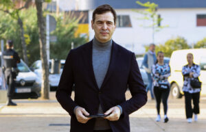 David Sánchez, hermano del presidente del Gobierno en una imagen de archivo el día que acudió a declarar. EFE/ Jero Morales