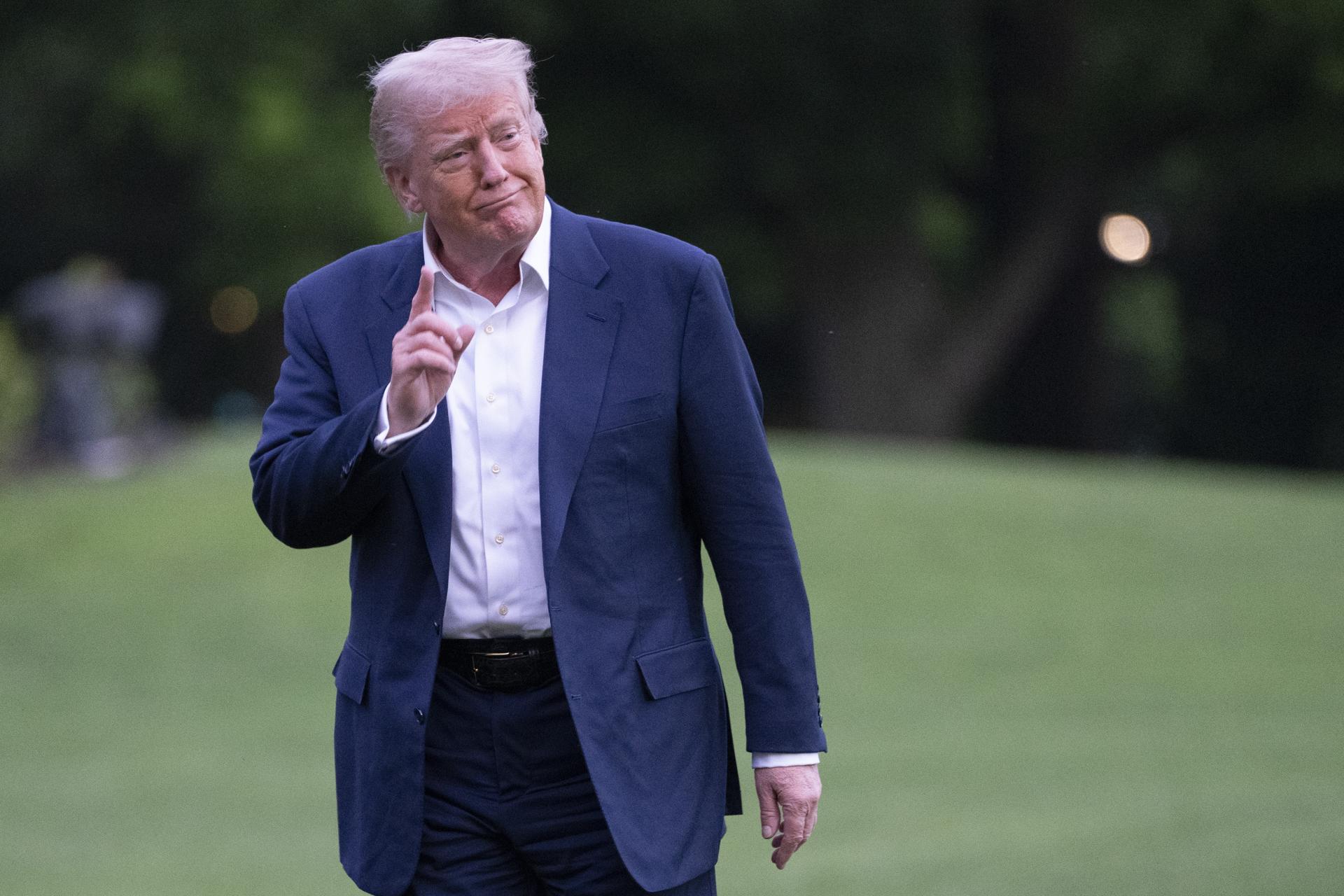 El presidente de Estados Unidos, Donald J Trump.
EFE/EPA/CHRIS KLEPONIS / POOL