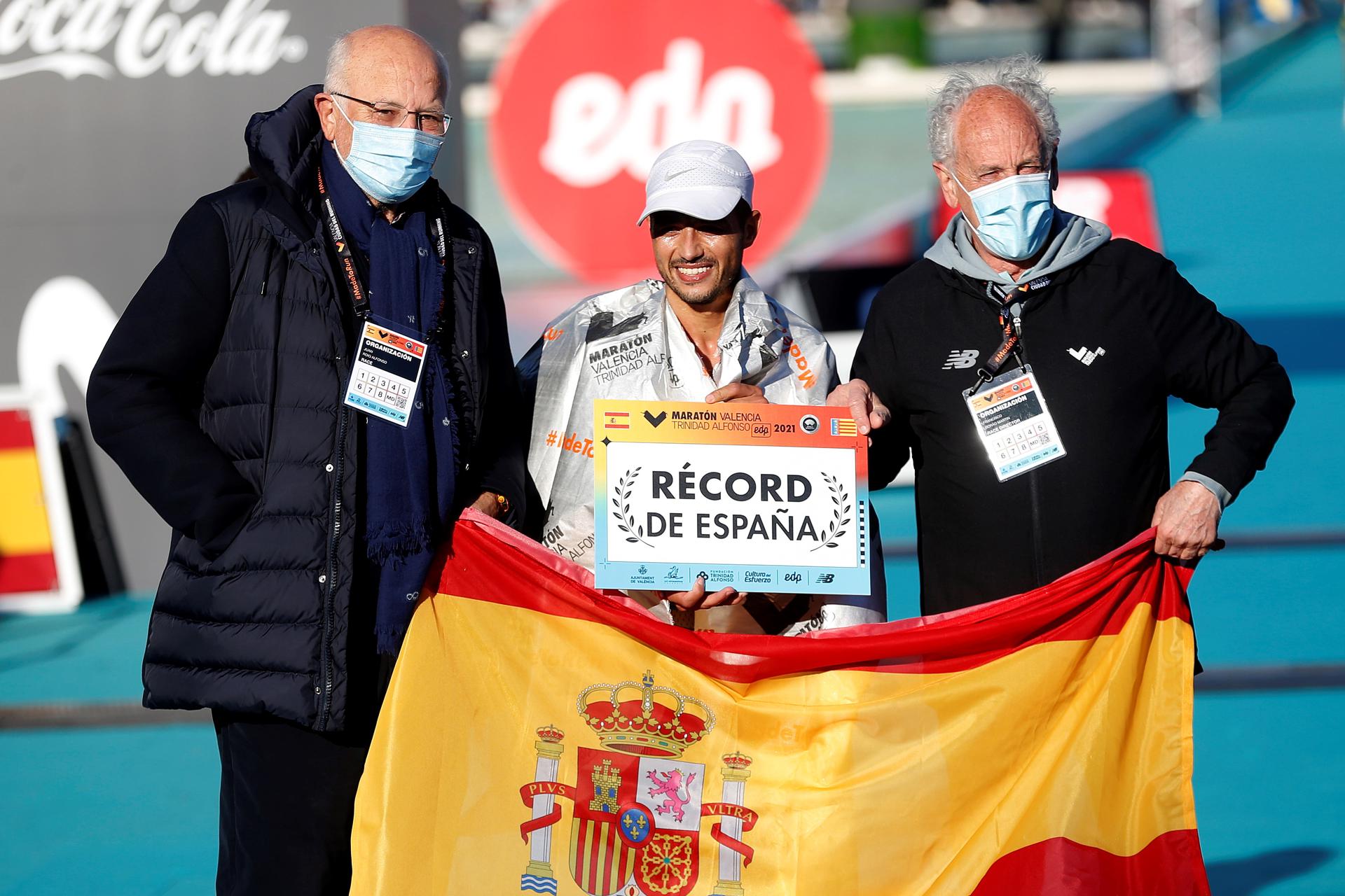 Foto de archivo del atleta Hamid Ben Daoud. EFE/Miguel Ángel Polo
