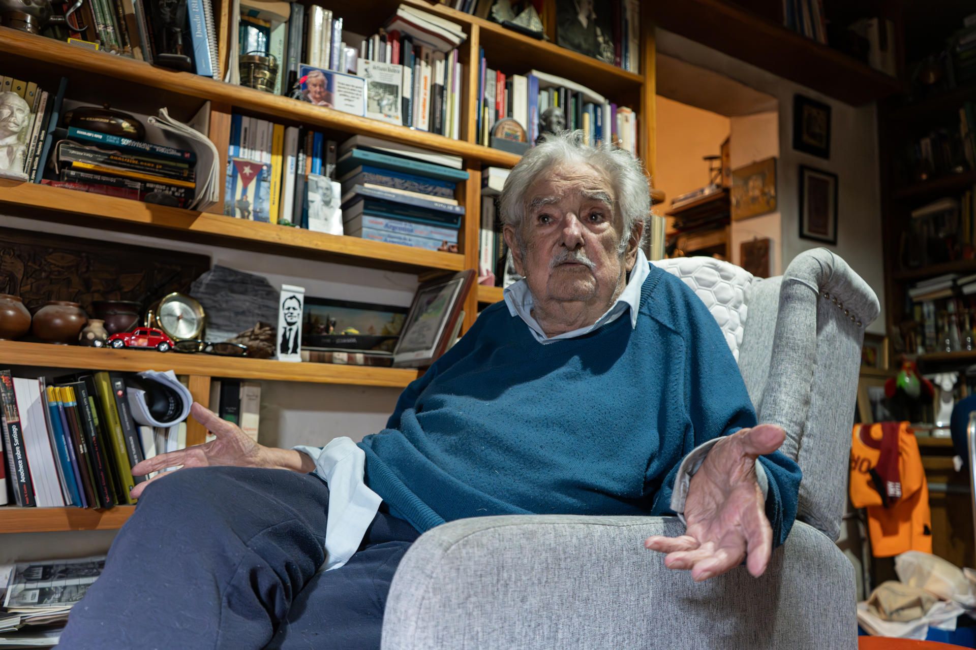 Fotografía de archivo del expresidente de Uruguay José Mujica. EFE/ Sofía Torres