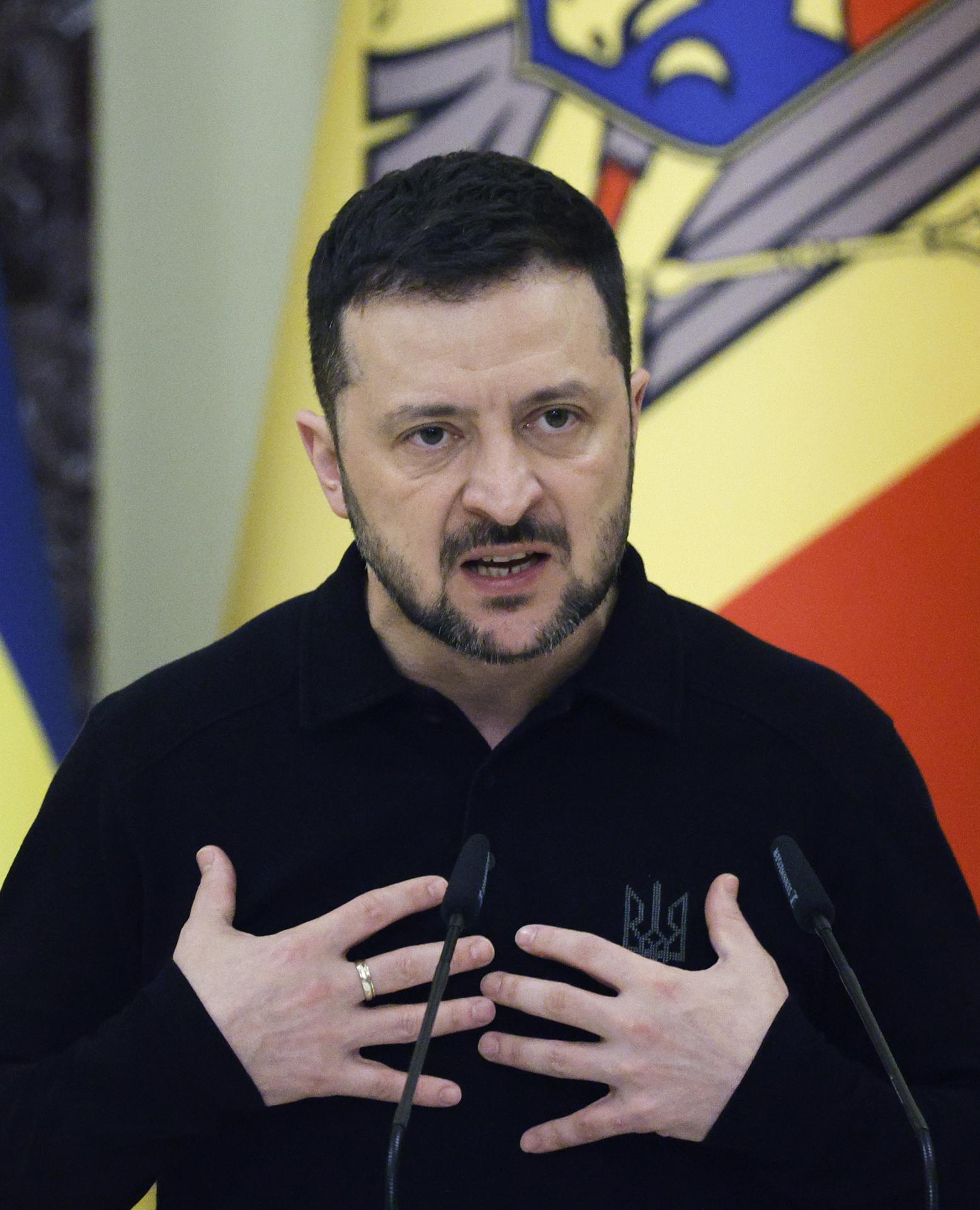 Imagen de Archivo del presidente ucraniano, Volodímir Zelenski.
EFE/EPA/SERGEY DOLZHENKO