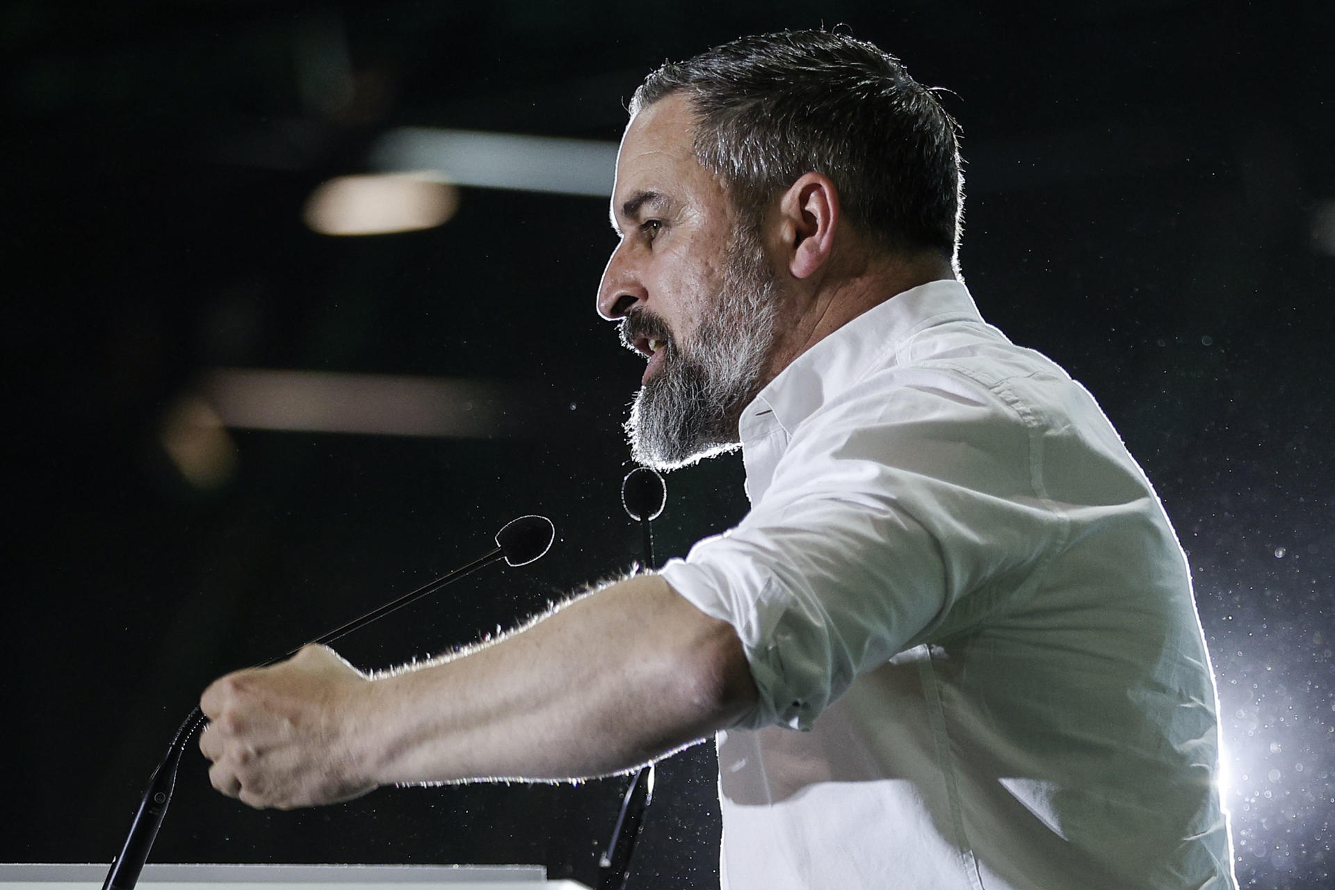 Imagen de archivo del presidente de Vox, Santiago Abascal. EFE/Manuel Bruque