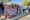 Personas sostienen carteles y banderas durante una manifestación este viernes, en Tucson (Estados Unidos). EFE/ María León
