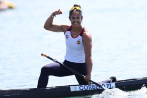 La madrileña María Corbera otra medalla para España en la Copa del Mundo de piragüismo esprint que se disputa en en Szeged (Hungría) en foto de archivo de ALI HAIDER. EFE/EPA/