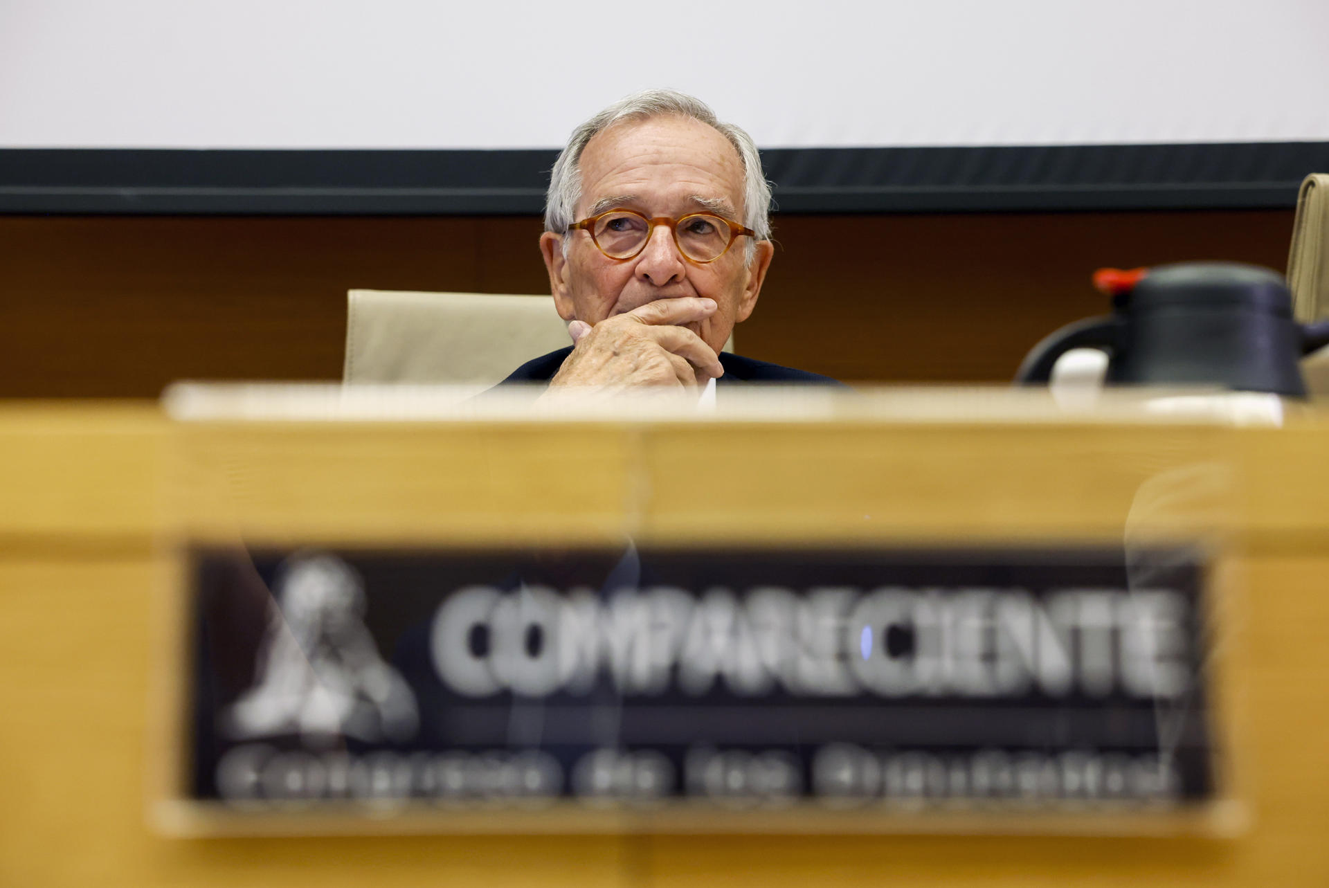 El exalcalde de Barcelona Xavier Trias comparece este lunes en la comisión de investigación del Congreso sobre la llamada Operación Cataluña. EFE/ Juan Carlos Hidalgo