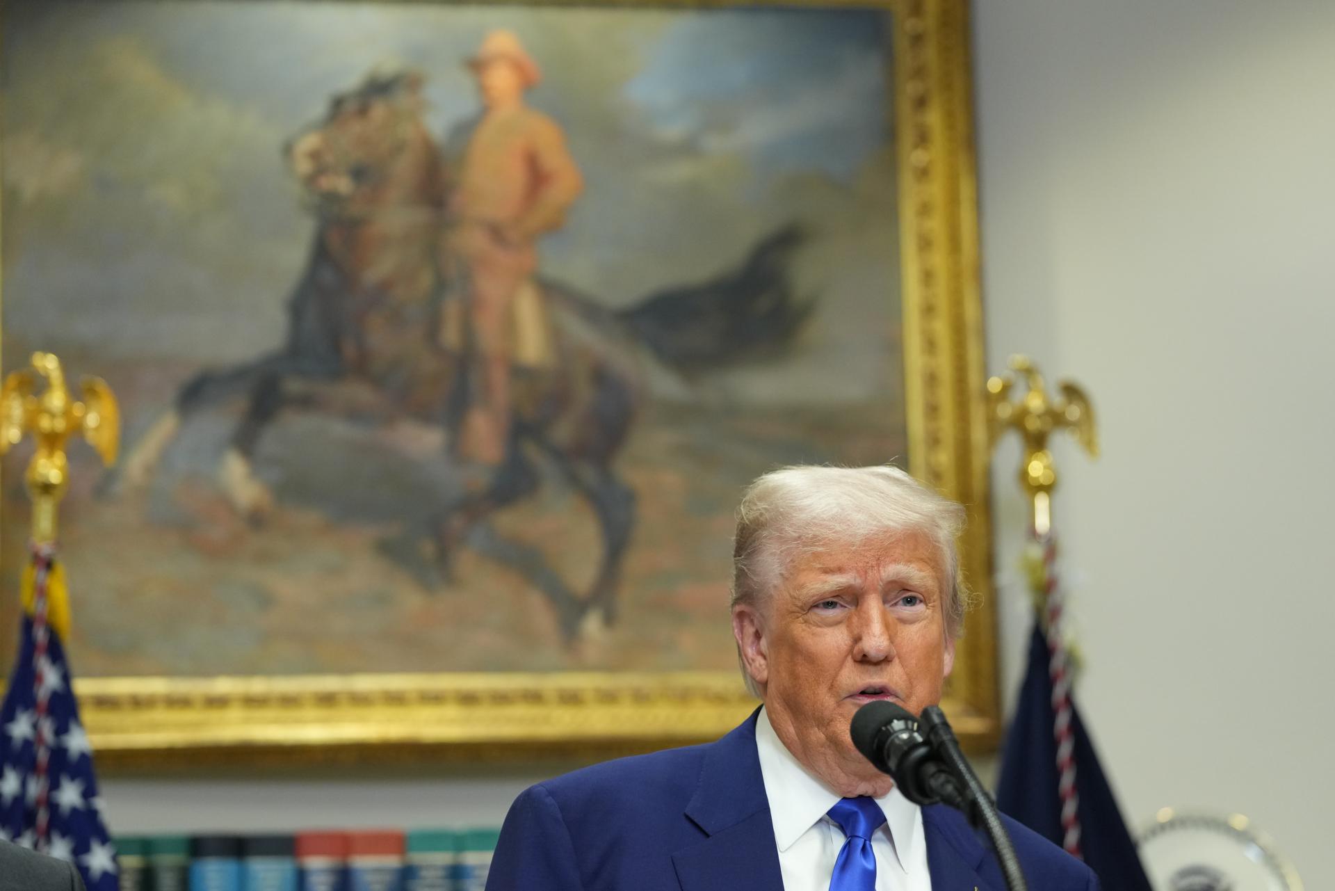 El presidente de EE.UU., Donald Trump. EFE/EPA/CHRIS KLEPONIS/ POOL