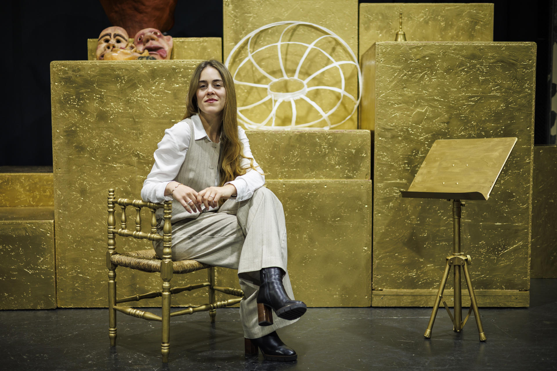 La directora del Ballet Flamenco de Andalucía y Premio Nacional de Danza, Patricia Guerrero, durante la entrevista concedida a EFE. EFE/ Julio Muñoz
