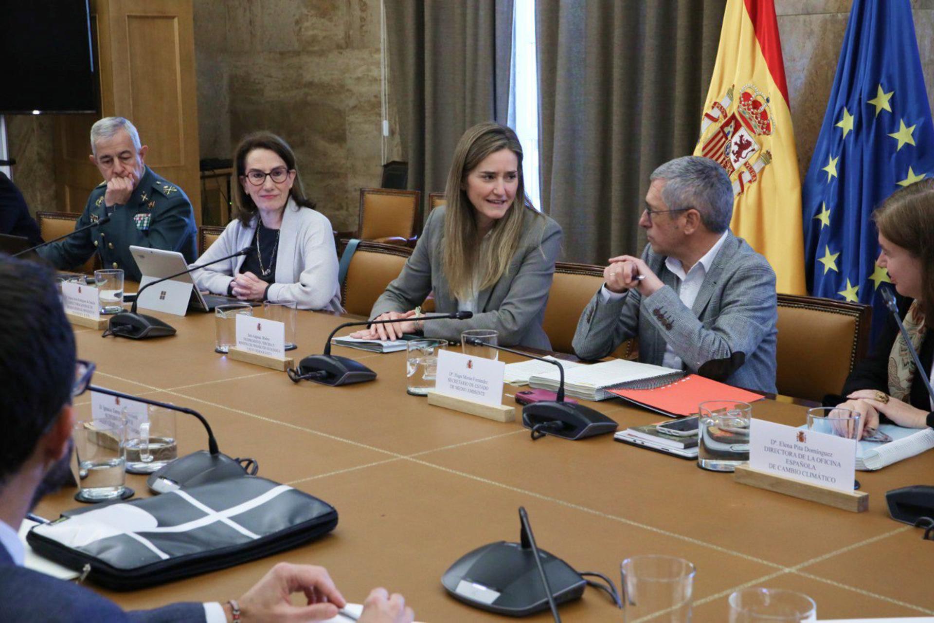 .Reunión del Patronato de la Fundación Biodiversidad, que ha estado presidida por la vicepresidenta tercera y ministra para la Transición Ecológica y el Reto Demográfico, Sara Aagesen. Fotografía facilitada por el Ministerio para la Transición Ecológica. EFE
