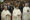 León XIV (i), elegido nuevo papa este jueves, visitó Bilbao el 16 de septiembre de 2011 para asistir a la ceremonia de consagración del religioso agustino vasco Michel Olaortua (c) como obispo de Iquitos (Perú). La ceremonia religiosa se celebró en la céntrica iglesia de San José de Bilbao, con la presencia del entonces obispo de Bilbao, Ricardo Blázquez, según ha constatado EFE de fuentes de los asistentes al acto religioso. EFE/ Miguel Toña