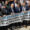 El presidente del Sindicato Central de Regantes del Acueducto Tajo-Segura (Scrats), Lucas Jiménez (4i); el presidente de la Comunidad Valenciana, Carlos Mazón (4d); el presidente de la Región de Murcia, Fernando López Miras (3i); el presidente de los empresarios murcianos, Miguel López Abad; y el consejero de Agricultura, Pesca, Agua y Desarrollo Rural de Andalucía, Ramón Fernández-Pacheco, entre otros, posan durante el acto de protesta contra las nuevas reglas de explotación del trasvase Tajo-Segura, convocado por el Scrats, este martes en la Cámara de Comercio de Murcia. EFE/Marcial Guillén