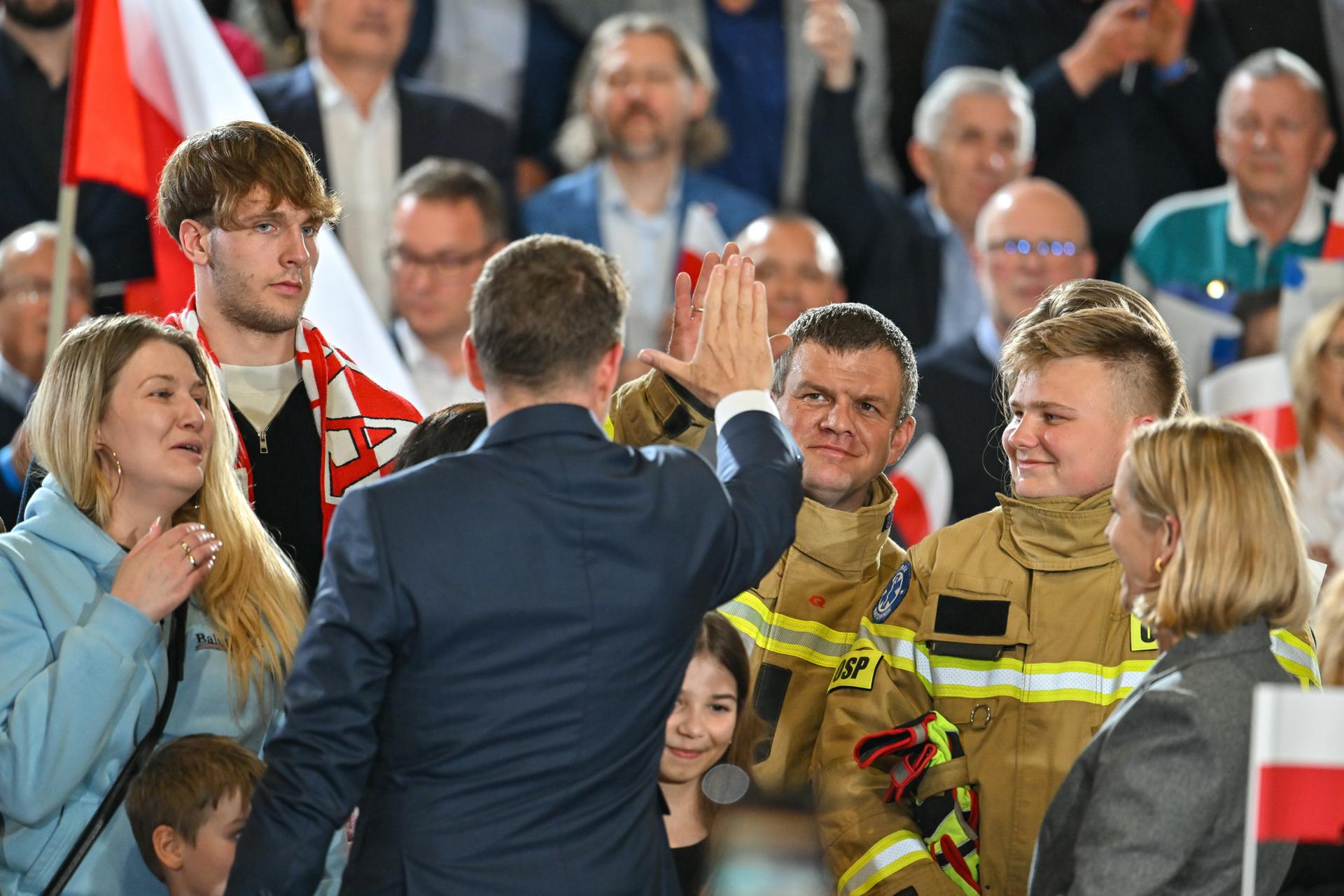 El candidato liberal y actual alcalde de Varsovia, Rafal Trzaskowski. EFE/EPA/Piotr Polak POLAND OUT
