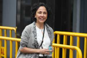 Fotografía de archivo de la ex primera dama de Perú Nadine Heredia en Lima (Perú). EFE/ Paolo Aguilar.
