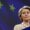 La Presidenta de la Comisión Europea, Ursula von der Leyen, habla en una conferencia de prensa después de una reunión con el Canciller alemán Friedrich Merz en Bruselas, Bélgica, el 9 de mayo de 2025. (Bélgica, Alemania, Bruselas) EFE/EPA/OLIVIER HOSLET
```
