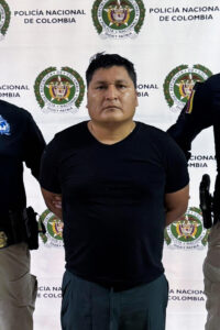 Fotografía cedida este jueves por la Policía Nacional de Colombia del ciudadano peruano Miguel Rodríguez Díaz, alias 'Cuchillo', detenido en Medellín (Colombia). EFE/ Policía Nacional de Colombia /SOLO USO EDITORIAL/NO VENTAS/SOLO DISPONIBLE PARA ILUSTRAR LA NOTICIA QUE ACOMPAÑA (CRÉDITO OBLIGATORIO)