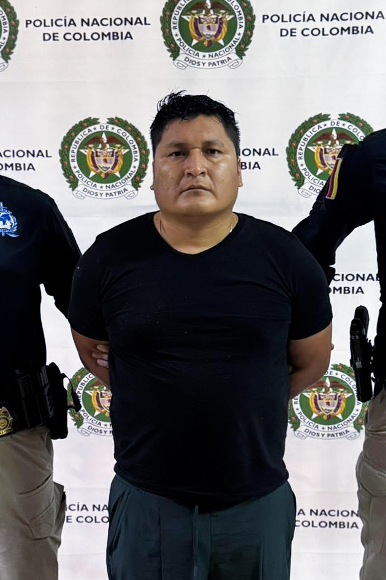 Fotografía cedida este jueves por la Policía Nacional de Colombia del ciudadano peruano Miguel Rodríguez Díaz, alias 'Cuchillo', detenido en Medellín (Colombia). EFE/ Policía Nacional de Colombia /SOLO USO EDITORIAL/NO VENTAS/SOLO DISPONIBLE PARA ILUSTRAR LA NOTICIA QUE ACOMPAÑA (CRÉDITO OBLIGATORIO)