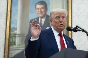 El presidente estadounidense, Donald Trump. EFE/EPA/Chris Kleponis