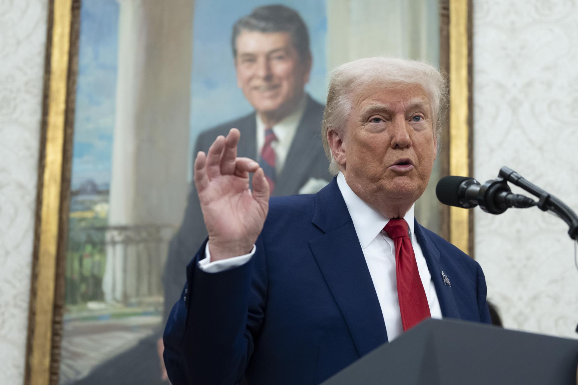 El presidente estadounidense, Donald Trump. EFE/EPA/Chris Kleponis