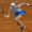 La rusa Mirra Andreeva, número 7 del mundo, en su duelo ante la checat Linda Noskova en Roma. EFE/EPA/FABIO FRUSTACI
