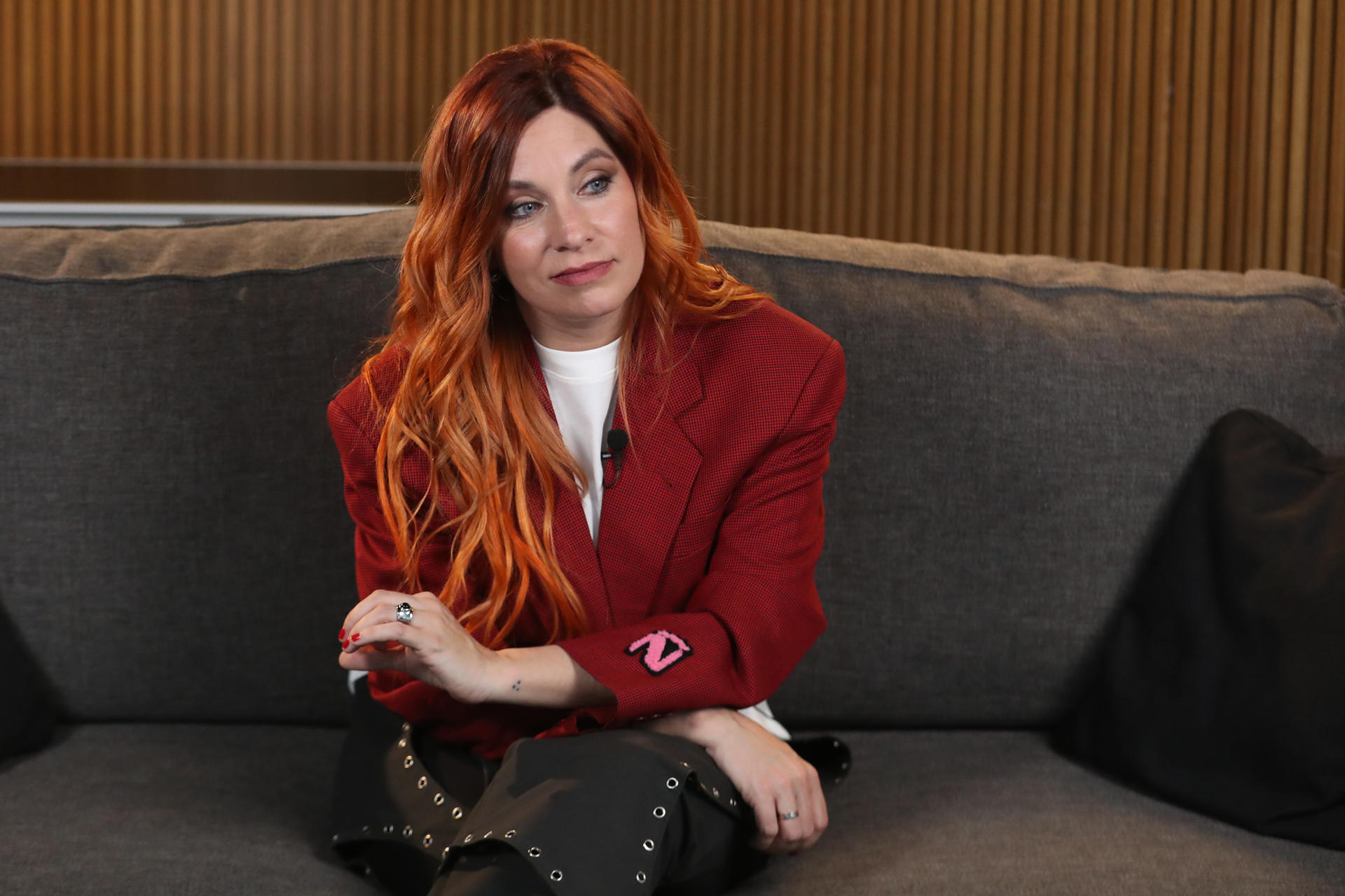 La cantante Leire Martínez durante una entrevista con EFE. FOTO: Alberto Aguado/EFE