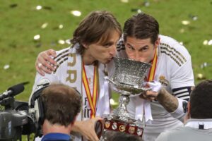 Sergio Ramos y Luka Modric, en una foto de archivo. EFE/Juanjo Martín