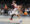 - El base canadiense del Basket Casademont Zaragoza Trae Bell-Haynes (d) en acción este sábado, durante el partido de la jornada 30 de la Liga Endesa celebrado en Vitoria. EFE/ Adrián Ruiz Hierro