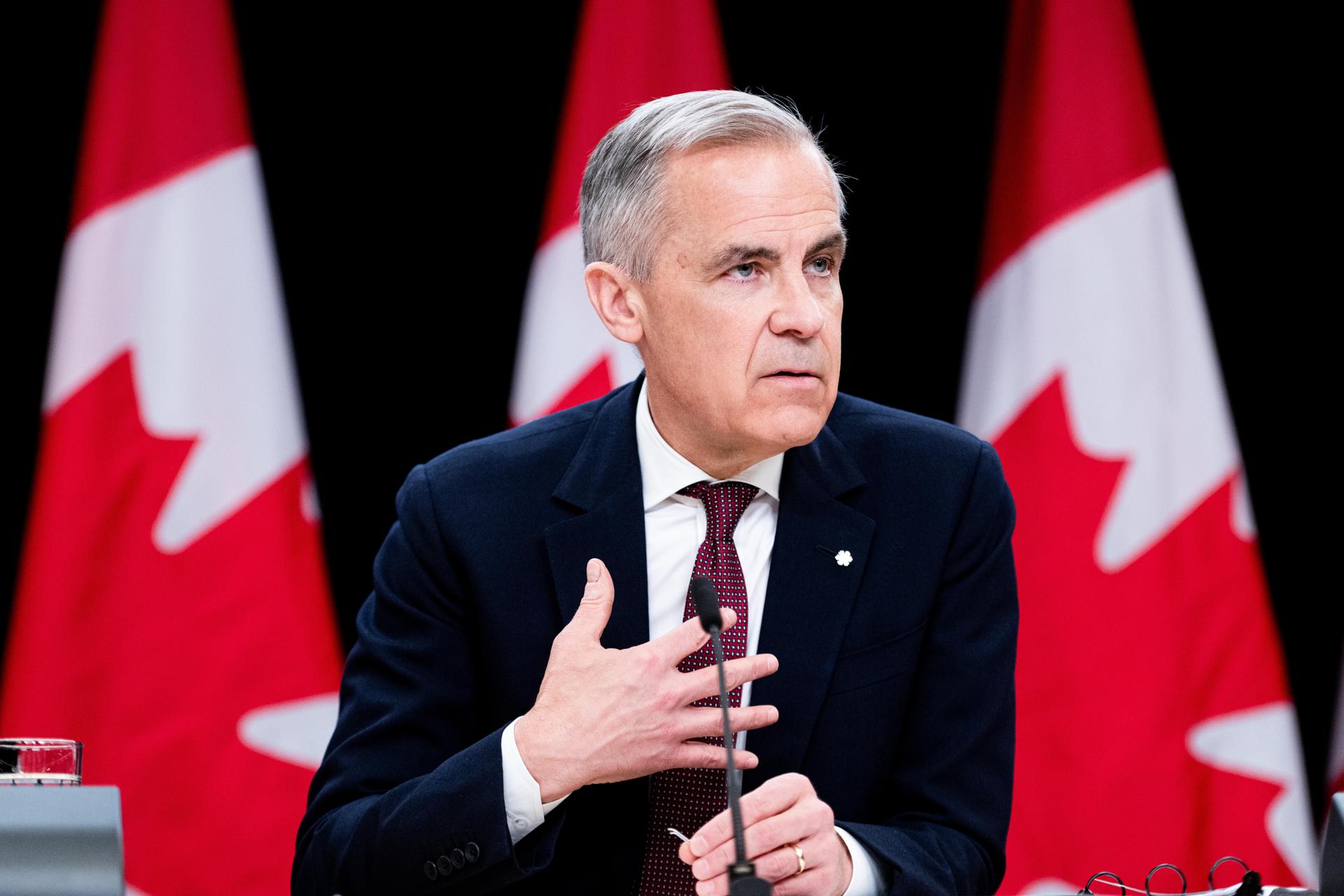 Imagen de archivo del primer ministro canadiense, Mark Carney. EFE/EPA/SPENCER COLBY
