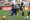 El delantero del Getafe Bertug Ozgur Yildirim (i) y el defensa del Valencia Jesús Vázquez, durante el partido de la jornada 35 de LaLiga EA Sports disputado este sábado en el Estadio de Mestalla en Valencia. EFE/Ana Escobar
