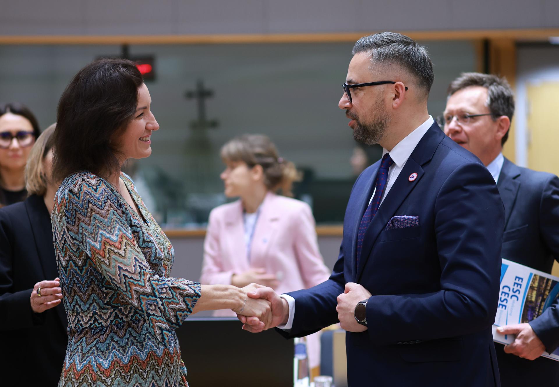 ness Council with EU Research and Space Ministers in Brussels, Belgium, 23 May 2025. (Bélgica, Bruselas) EFE/EPA/OLIVIER HOSLET