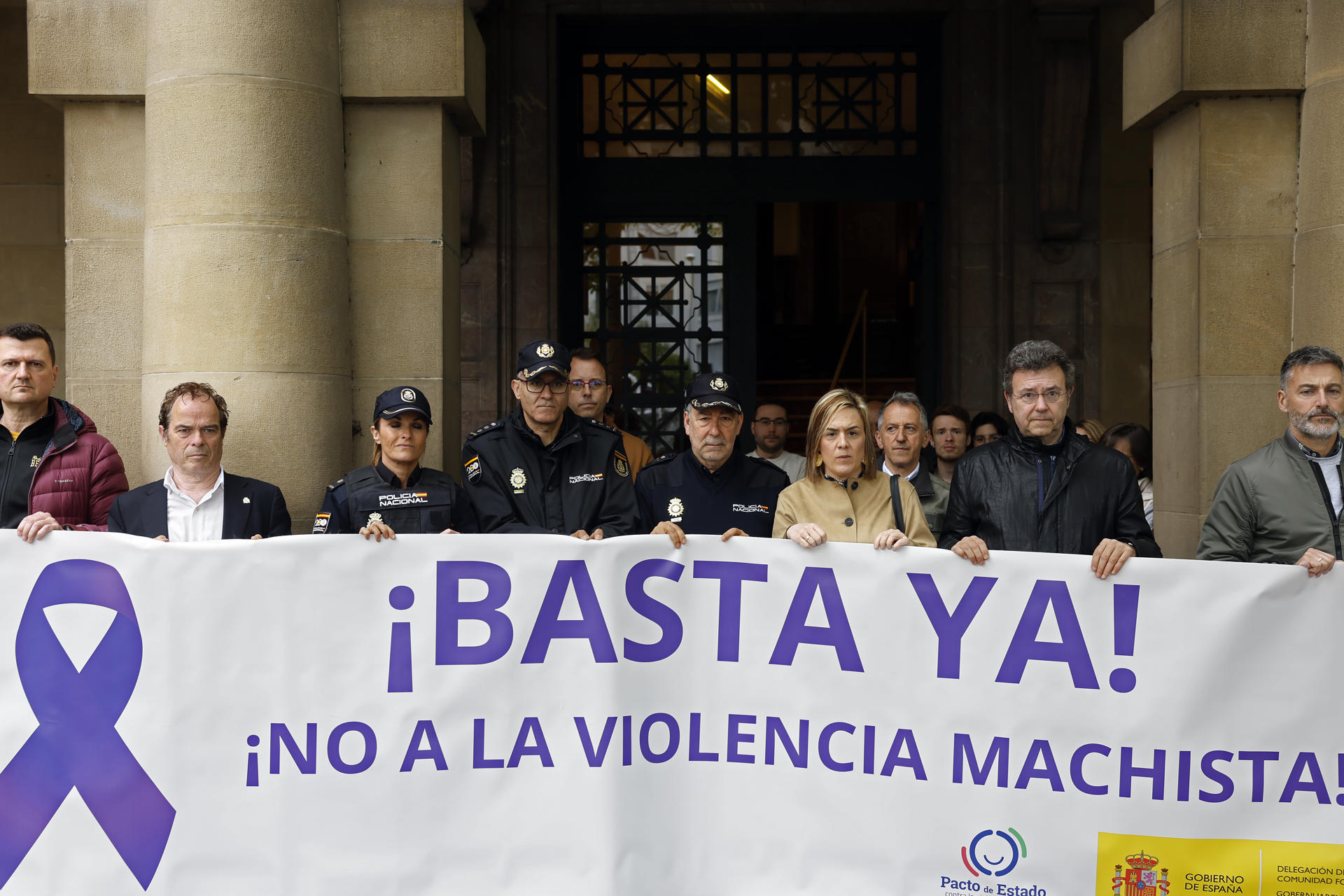 Imagen de archivo de una manifestación de repulsa por un caso de violencia machista. EFE/ Jesús Diges