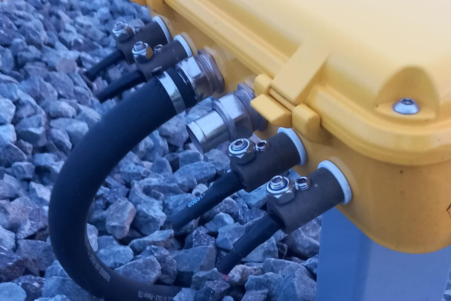 Daños por el robo de cable de la línea ferroviaria de alta velocidad Madrid-Sevilla.EFE/ Ministerio De Transporte SOLO USO EDITORIAL SOLO DISPONIBLE PARA ILUSTRAR LA NOTICIA QUE ACOMPAÑA (CRÉDITO OBLIGATORIO)