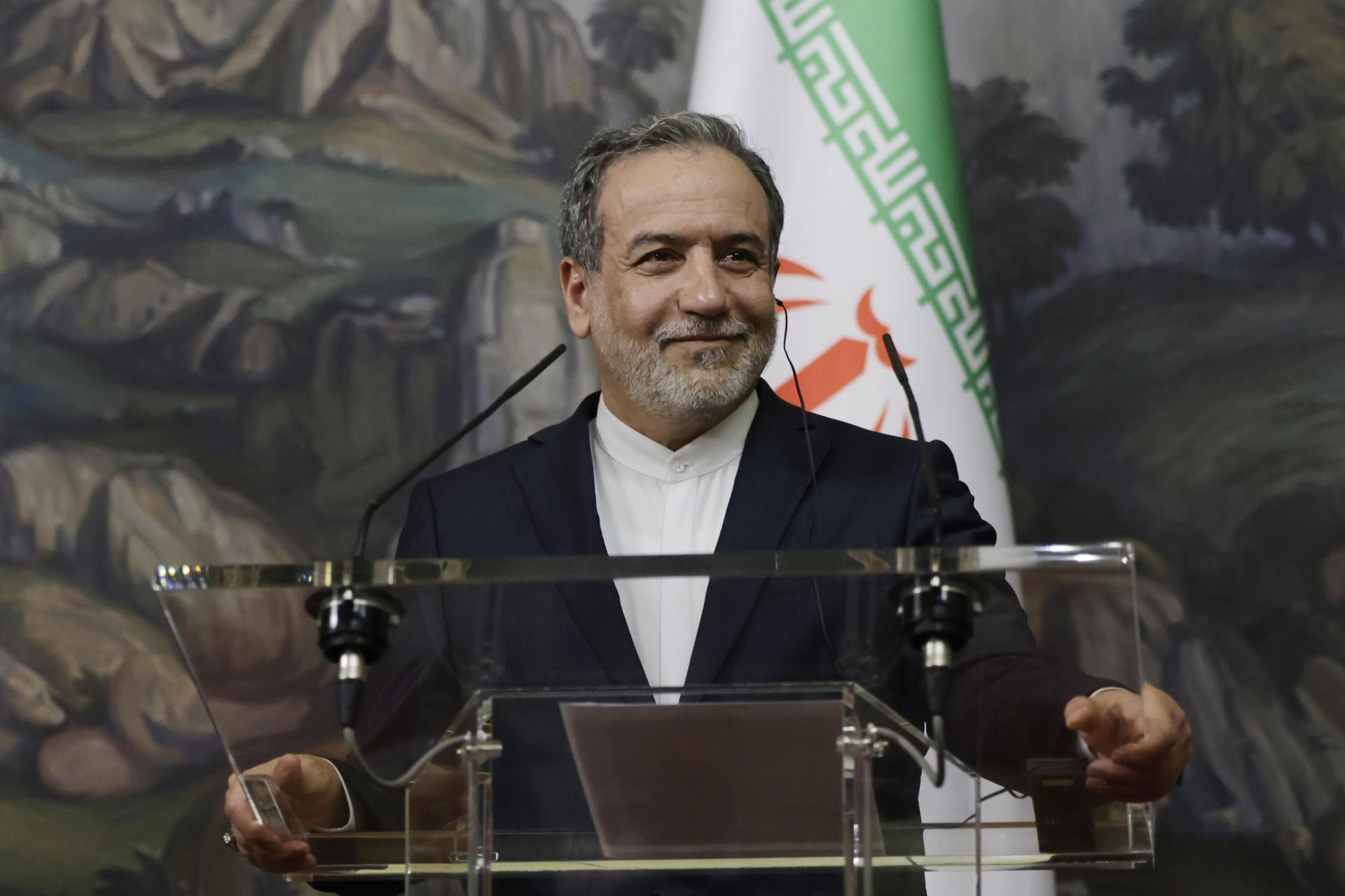 Fotografía de archivo del ministro de Asuntos Exteriores de Irán, Abbas Araghchi, en Moscú (Rusia). EFE/Tatyana Makeyeva/Pool