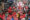 Personas participan en una manifestación en conmemoración del Día Internacional de los Trabajadores este jueves, en Quito (Ecuador). EFE/ José Jácome
