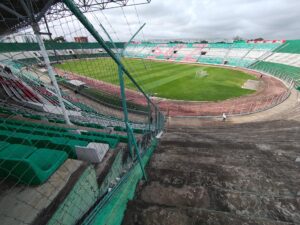 Vista del estadio Ramón 'Tahuichi' Aguilera, en Santa Cruz (Bolivia). EFE/Juan Carlos Torrejón