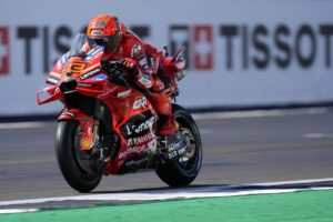 El español Marc Márquez (Ducati) en el Gran Premio del Reino Unido EFE/EPA/TIM KEETON