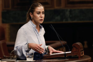 La diputada del PP Sofía Acedo en un pleno del Congreso. EFE/ J.P.Gandul