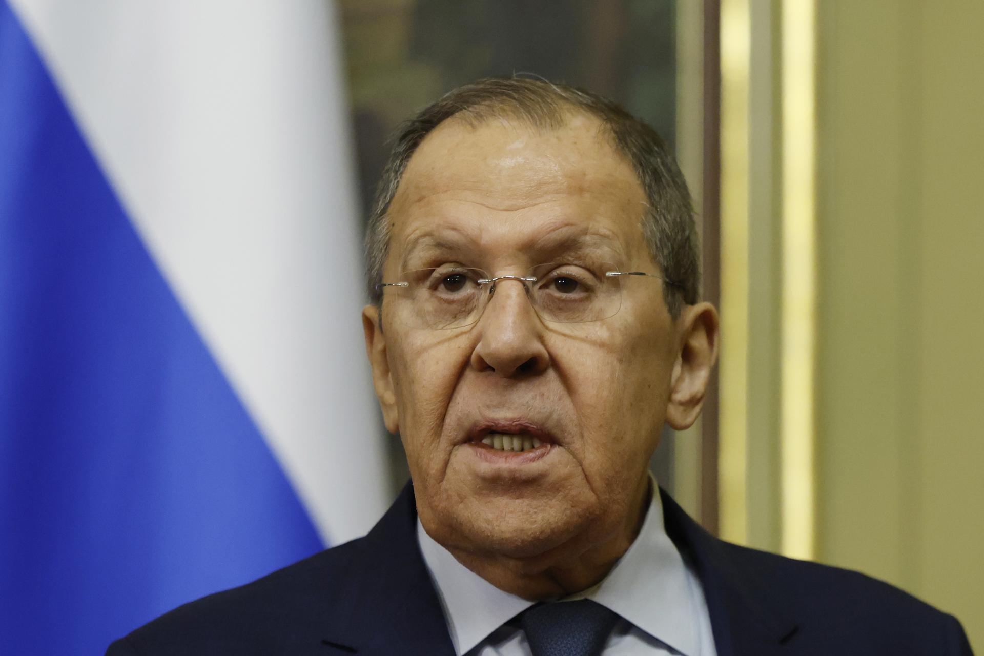Foto de archivo del canciller ruso Sergei Lavrov. EFE/TATYANA MAKEYEVA / POOL