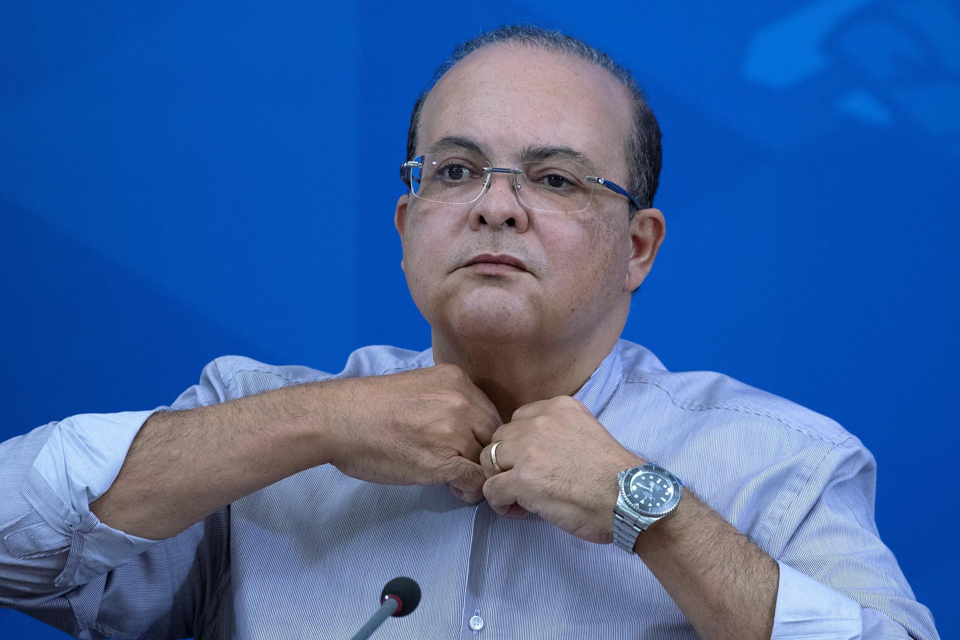 El gobernador de Brasilia, Ibaneis Rocha. EFE/Joédson Alves