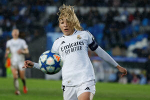 La defensa del Real Madrid Olga Carmona en foto de archivo de Juanjo Martín . EFE