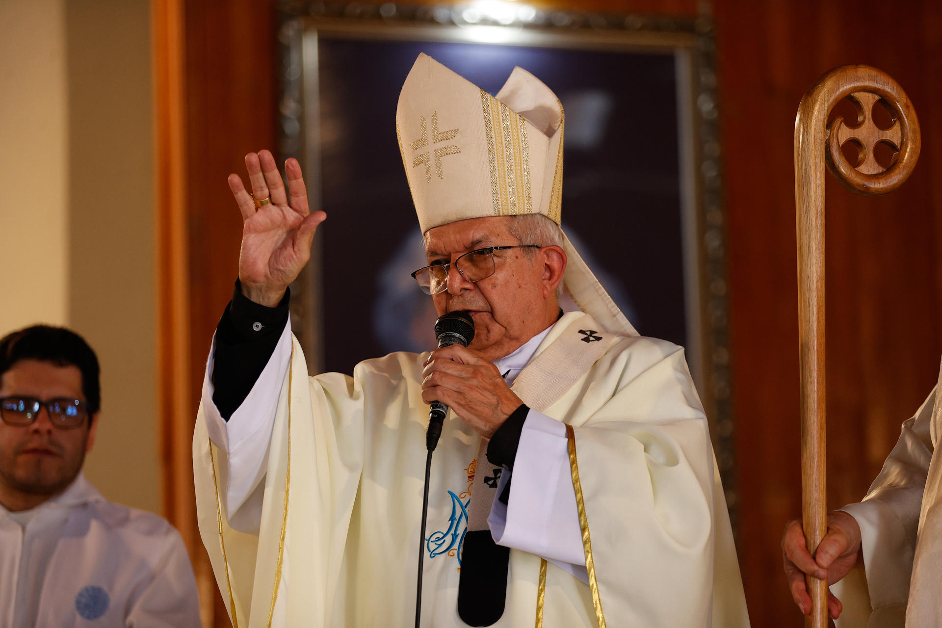 El cardenal de Paraguay, monseñor Adalberto Martínez. EFE/ Juan Pablo Pino