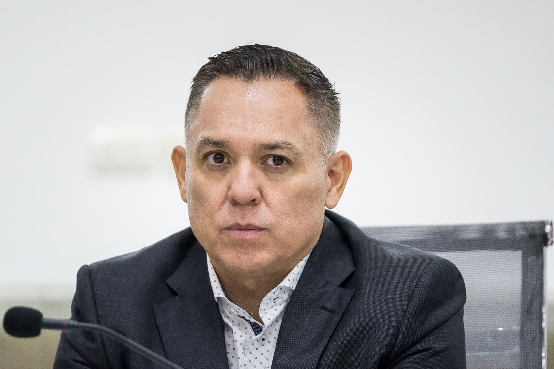 Fotografía de archivo en el que se ve al rector del Consejo Nacional Electoral (CNE) de Venezuela, Carlos Quintero. EFE/ Miguel Gutiérrez