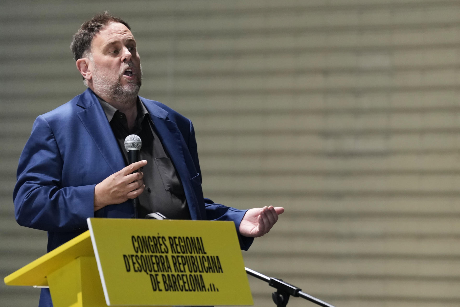 El presidente de ERC, Oriol Junqueras. EFE/Alejandro García
