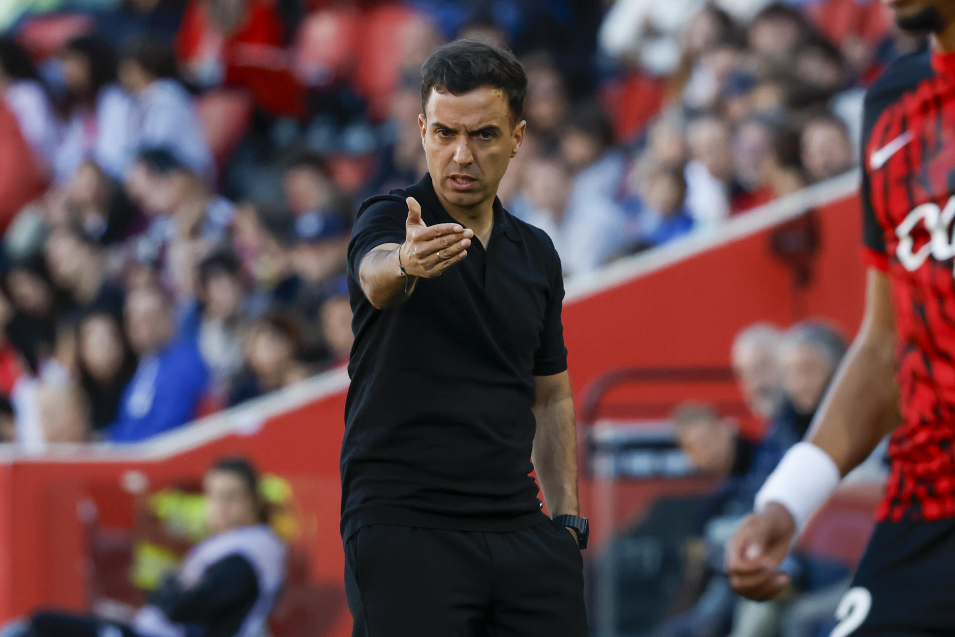 El entrenador del Leganés Borja Jiménez. EFE/Cati Cladera