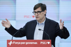 El primer secretario del PSC y presidente de la Generalitat, Salvador Illa en una imagen de archivo. EFE/ Andreu Dalmau