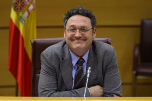 Imagen de archivo (18/02/2025) del fiscal general del Estado, Álvaro García Ortiz, en el Senado.
 EFE/ Kiko Huesca