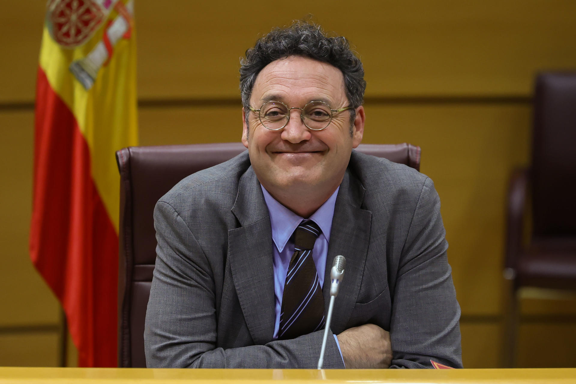 Imagen de archivo (18/02/2025) del fiscal general del Estado, Álvaro García Ortiz, en el Senado.
 EFE/ Kiko Huesca