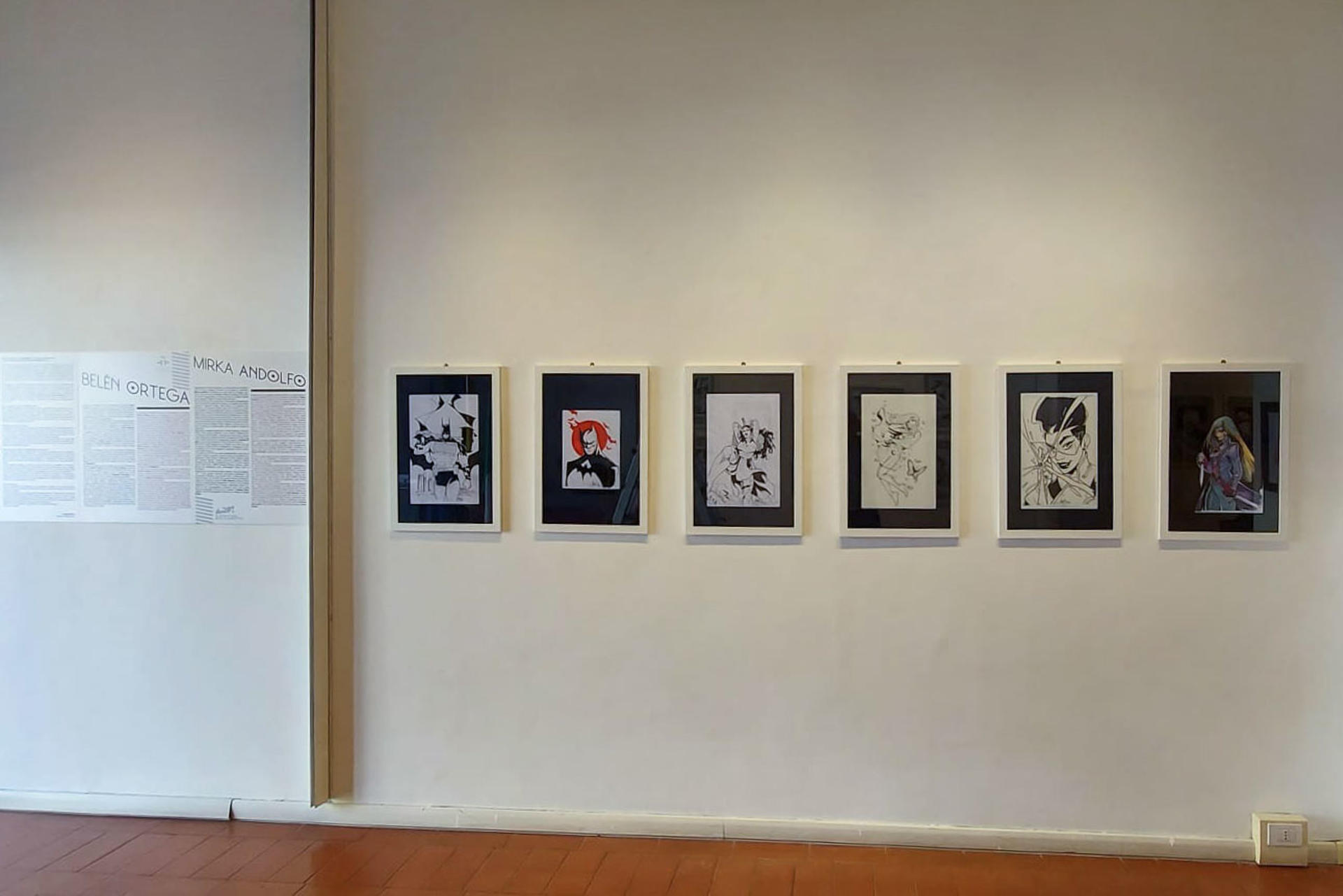 Las superheroínas y villanas de la española Belén Ortega y la italiana Mirka Andolfo se dan cita a partir de este jueves en la muestra inédita "Ahora y para siempre heroínas" que celebra en Roma la representación femenina en el mundo del cómic a través de las obras de estas dos destacadas dibujantes, en la Sala Dalí de Piazza Navona. EFE/Instituto Cervantes de Roma CRÉDITO OBLIGATORIO SOLO USO PERMITIDO PARA ILUSTRAR LA NOTICIA QUE APARECE EN EL PIE DE FOTO SÓLO USO EDITORIAL