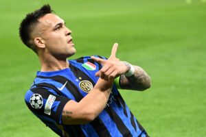Lautaro MartÍnez, delantero del Inter, en una foto de archivo. EFE/EPA/DANIEL DAL ZENNARO