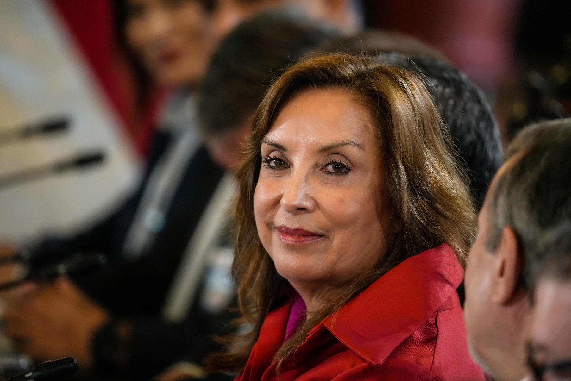 La presidenta de Perú, Dina Boluarte, en una fotografía de archivo. EFE/ John Reyes Mejía