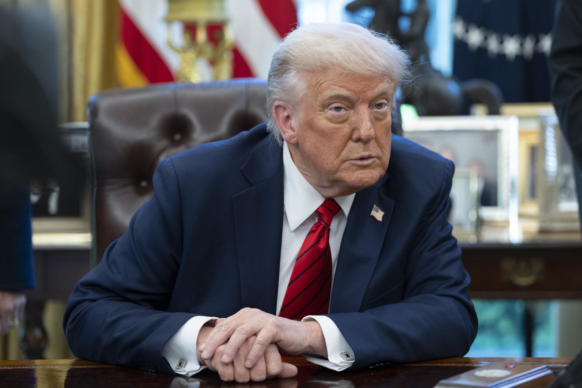 Foto de archivo del presidente de EE.UU., Donald Trump. EFE/CHRIS KLEPONIS / POOL