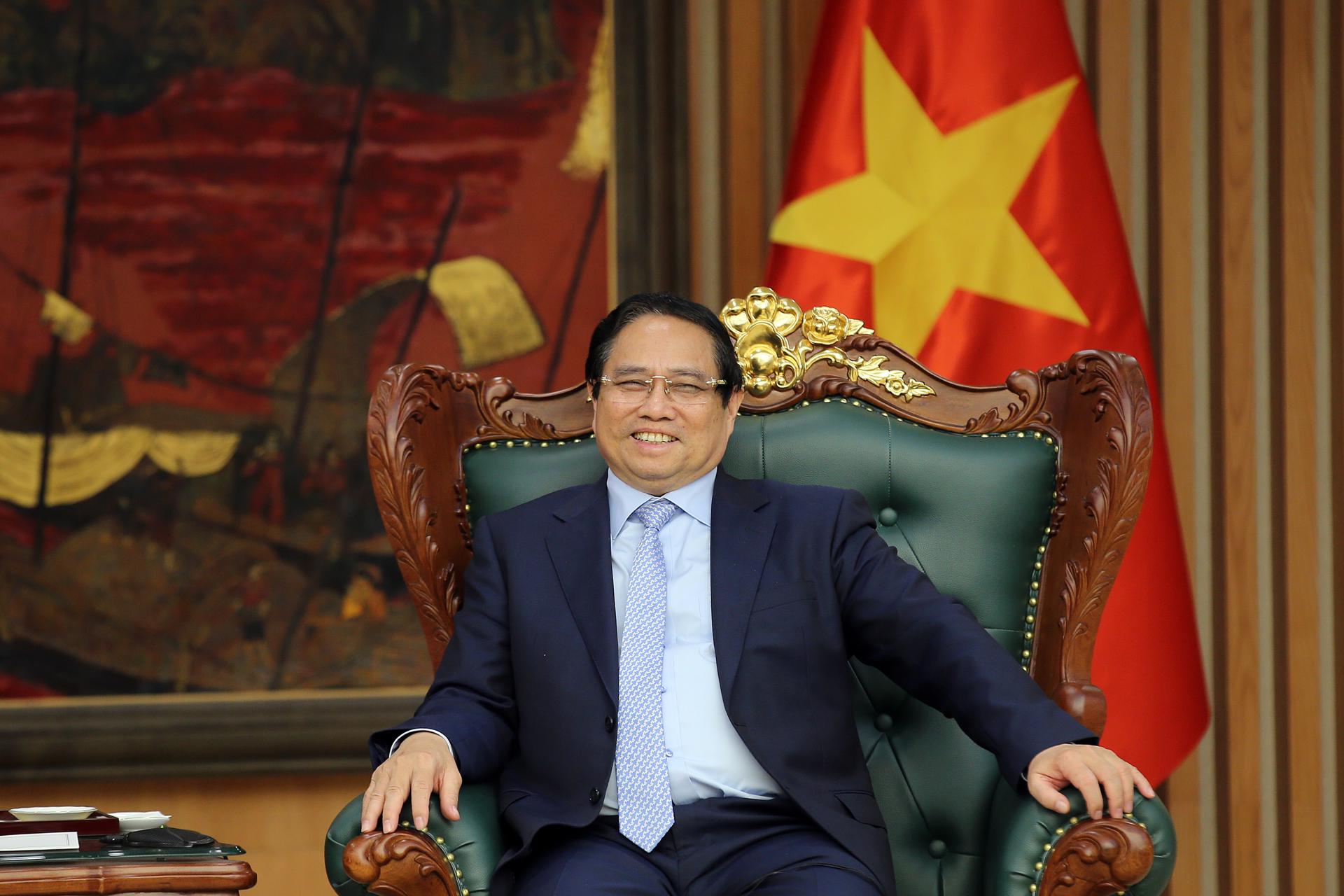 Fotografía de archivo del primer ministro de Vietnam, Pham Minh Chinh.
EFE/EPA/LUONG THAI LINH